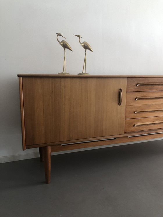 Image 1 of Credenza vintage di design in teak “Cortina” di Nils Jonsson per Troeds Möbelfabrik a Bjärnum