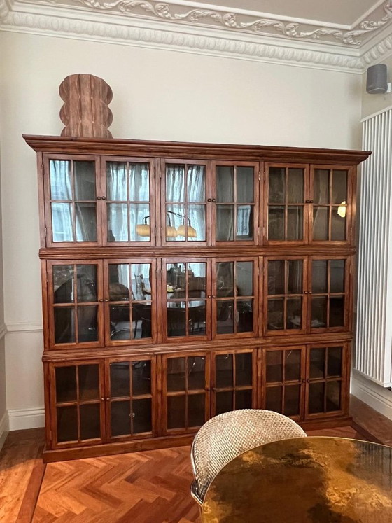 Image 1 of alter holländischer Vitrinenschrank