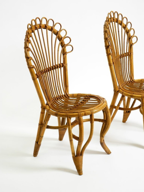 Image 1 of Dos preciosas sillas de bambú originales de Italia de los años 60