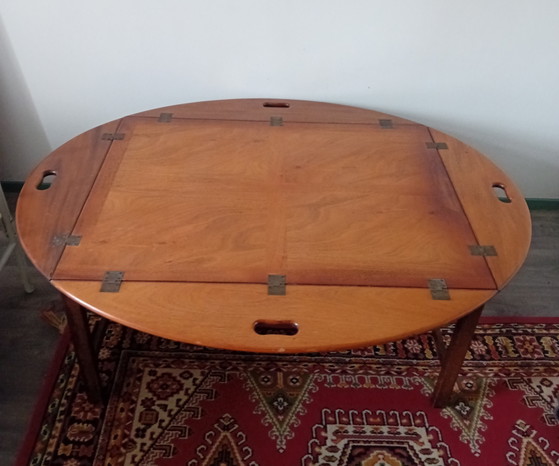 Grande Table Plateau de Majordome – Tables basses, Wood, Brass (photo 4 of 11)