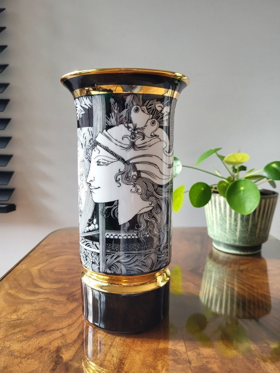 Image 1 of Hollohaza porcelain vase, designed by Endre Szasz, Hungary, 1926-2003