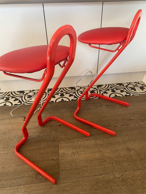 2 Gaston Rinaldi bar stools