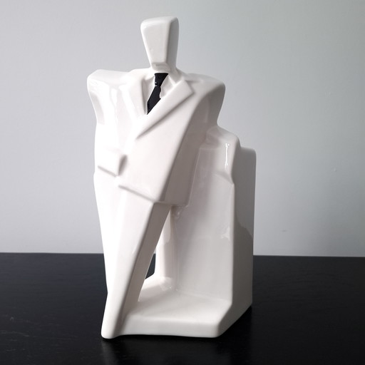 Abstrakte Vintage-Skulptur von Rick, Stil der 80er Jahre, Postmoderne