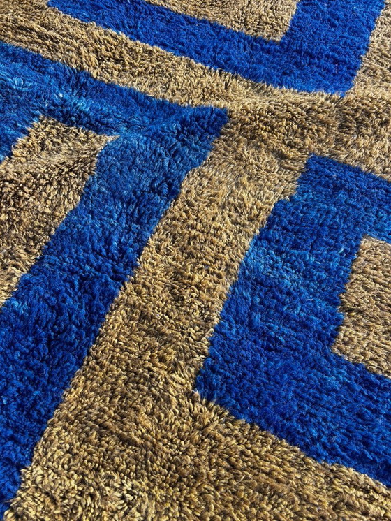 Image 1 of Moroccan Modern Rug 200x300 cm – Handmade Wool Berber Rug – White Textured Geometric Design