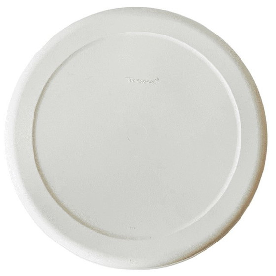 Piatto da portata vintage Tupperware per patatine e salsa, con coperchio e ciotolina per salsa, anni '80. (photo 8 of 8)