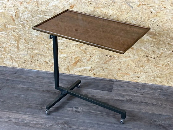 Image 1 of 60s 70s serving trolley dinette side table space age brown design