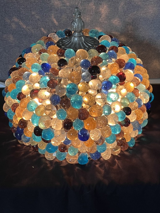 Image 1 of Murano Glass Ceiling Light, Vintage Design From The '80s.