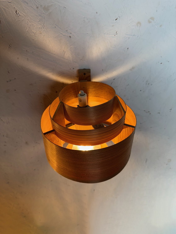 Image 1 of Hans-Agne Jakobsson Wall Lamp V327 – Ellysett Series Beauty in Pine