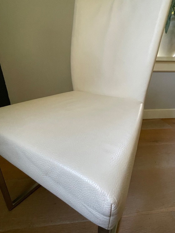 Bert Plantagie dining chairs (2 pcs) – Leather, Metal (photo 5 of 11)
