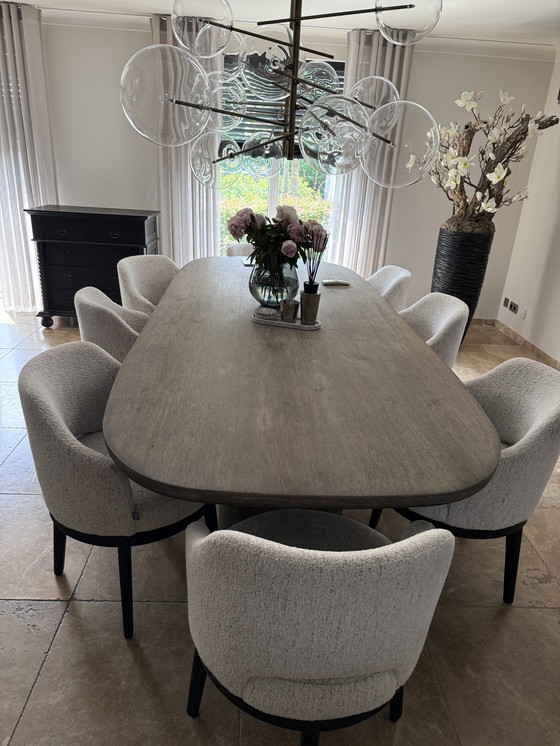 Image 1 of  8 Sedie da pranzo Eichholtz Sofia