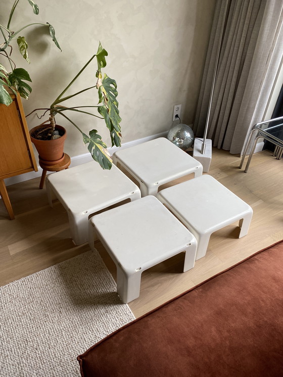 Image 1 of B&B Italia 4 Gatti tables by Mario Bellini