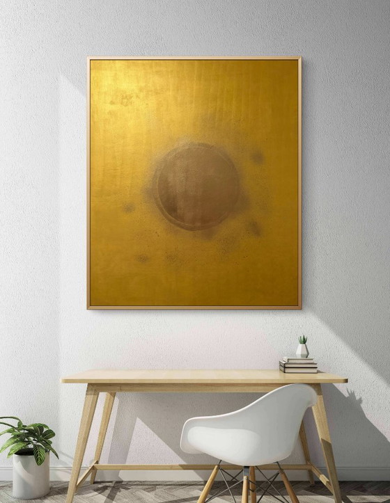 Image 1 of Gold Aura XL — Original Acrylic Painting by Sefer Güngör (Raymann.art)