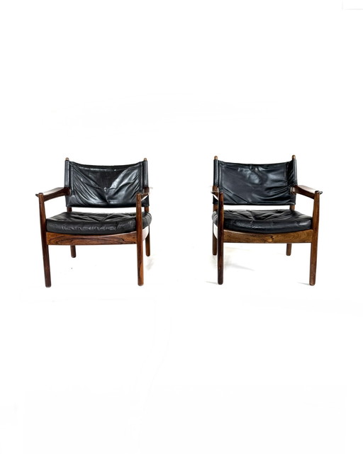 Set of 2 vintage armchairs, Gunnar Mystrand ‘70
