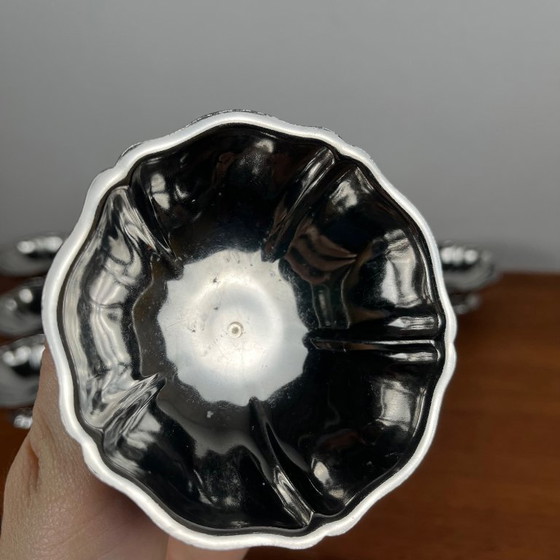 Image 1 of Set of 12 stainless steel ice cream cups