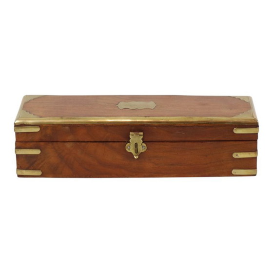 Image 1 of Old Hardwood Pen Box