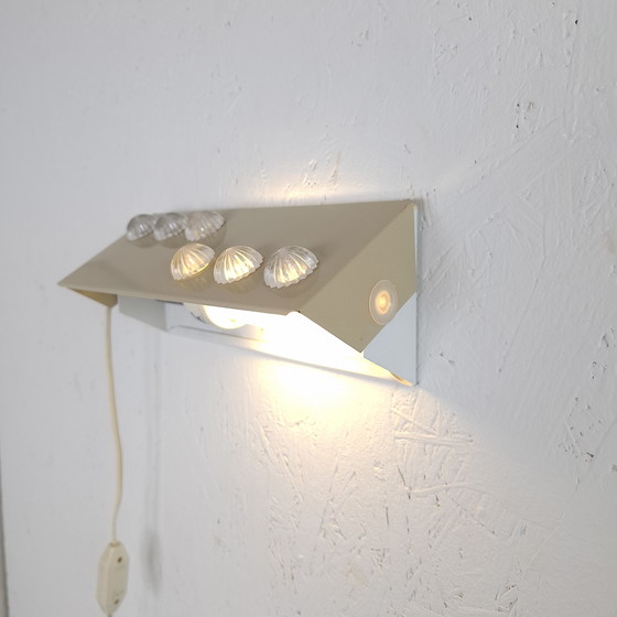 Image 1 of Lampada da parete vintage da letto color crema Herda anni '70