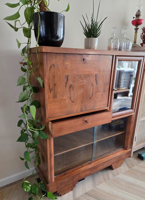 Image 1 of Auténtico mueble secretario/armario de bebidas/buffet Art Déco