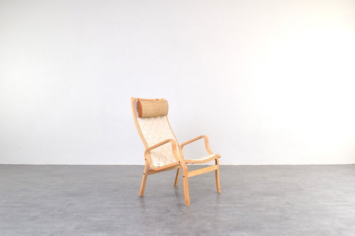 Fauteuil lounge Albert du milieu du siècle par Finn Østergaard pour Skipper, années 1970.