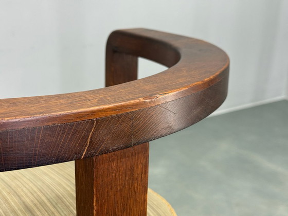 Image 1 of Sillón Art Déco checo de roble macizo de la década de 1930