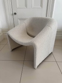 Poltrona Space Age in classico Bouclé
