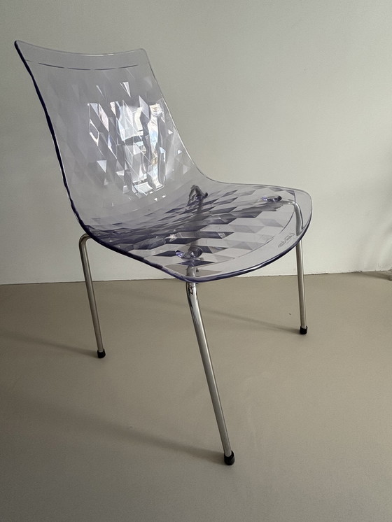 Image 1 of Juego de dos sillas Calligaris “ICE” de diseño italiano