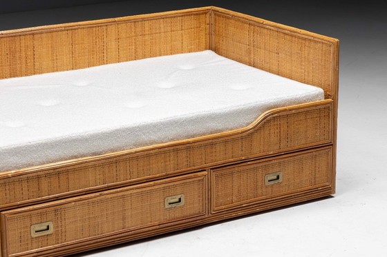 Image 1 of Sofá cama de bambú de Vivai Del Sud, Italia, década de 1970