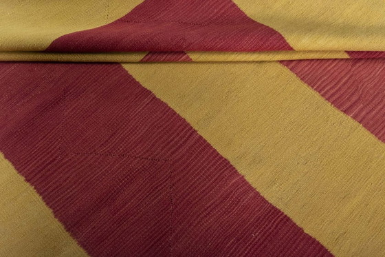 Image 1 of Handgewebter Designer Kelim – 290 x 207 cm – Zeitlose Geometrie aus Fars