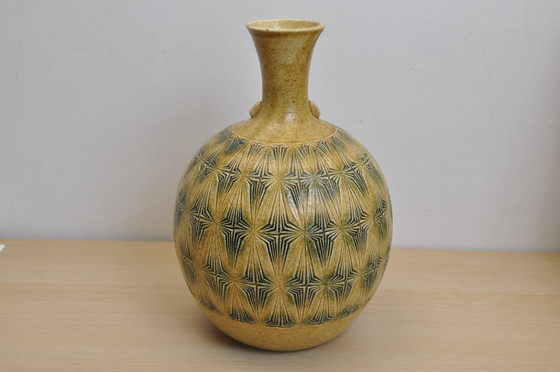 Image 1 of Vase - Kato Touzabrou Akazu-oven Kizeto - Japan