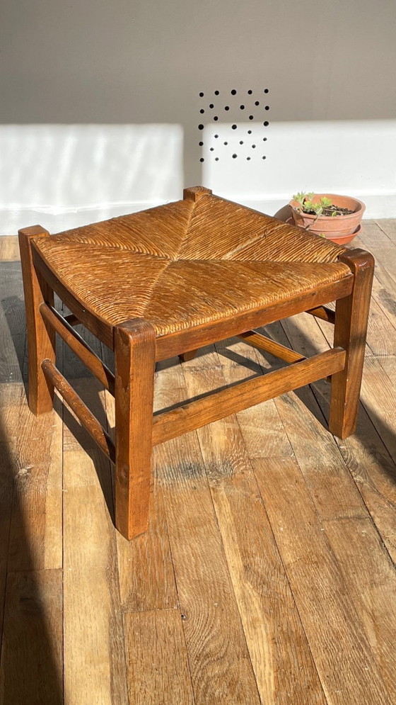 Image 1 of TABOURET Paille Ancien Esprit CAMPAGNE