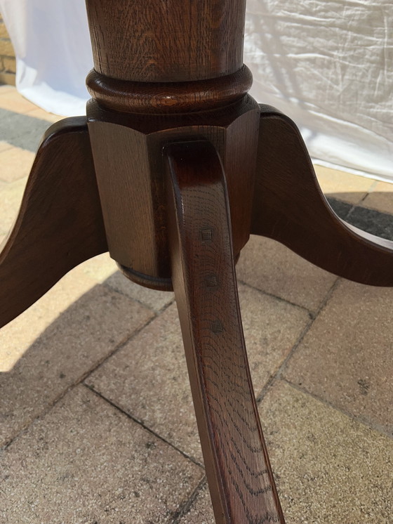 Image 1 of Bannink art nouveau cherry dining room table