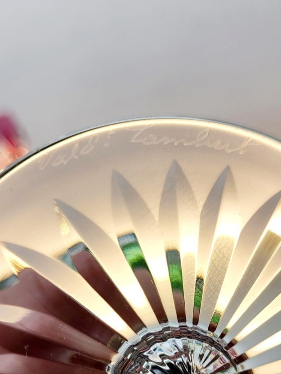 Image 1 of Set of 4 Val Saint Lambert "Berncastel" No. 204 Roemer glasses – hand-cut crystal – Belgium, 1905