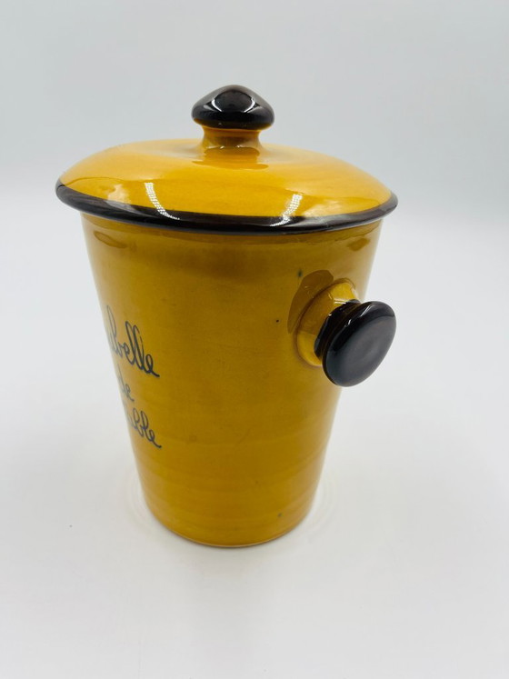 Ceramic Table Bin from Vallauris, Table accessories, Yellow, Vintage (photo 9 of 9)