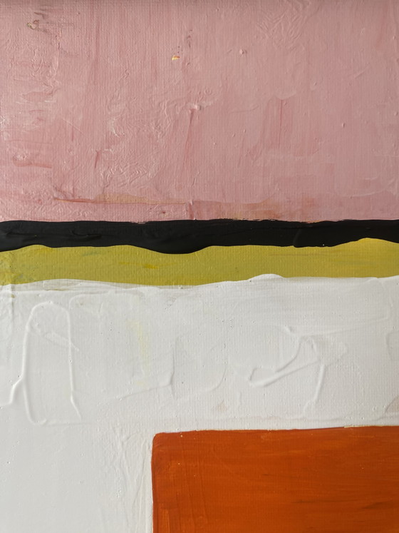 Image 1 of Colorful abstract painting 30x40 cm including frame