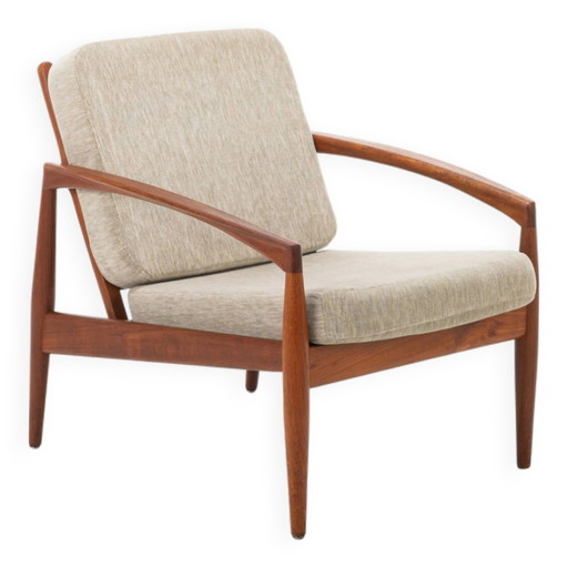 Model 121 Paper knife easy chair by Kai Kristiansen for Magnus Olesen, Denm