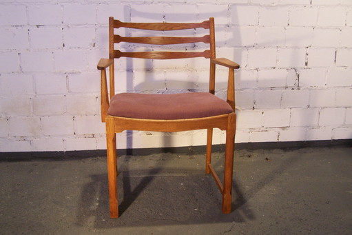 Vestervig Erikson BrBr.Tromborg Poltrona moderna danese in rovere
