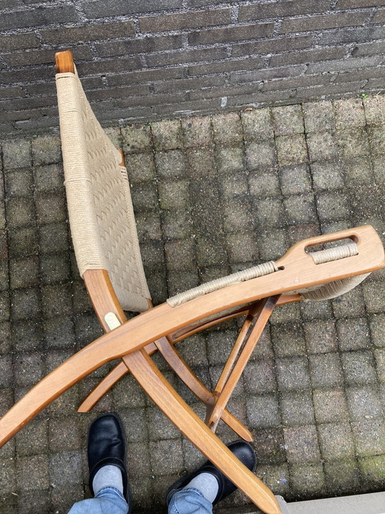 Ebert Wels Folding Lounge Chair - Jaren 60 - Mid-Century Modern Prachtige Vintage Ebert Wels Folding Lounge (photo 7 of 7)