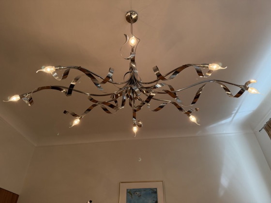Jacco Maris Ruban Plié Suspension Chrome 8 Bras – Plafonniers (photo 2 of 5)