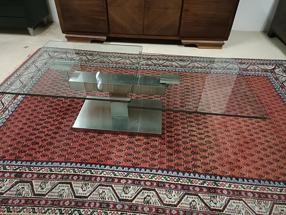 Image 1 of Table basse extensible en verre
