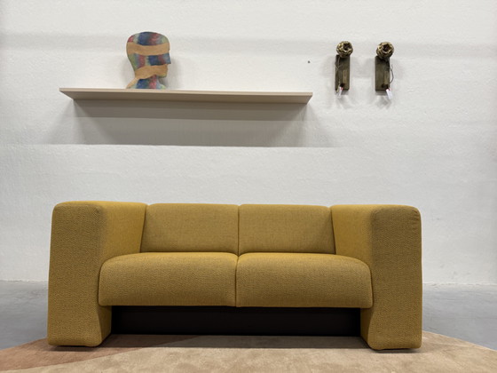 Image 1 of Gelderland 430 Cube Sofa Honey Yellow Design Sofa