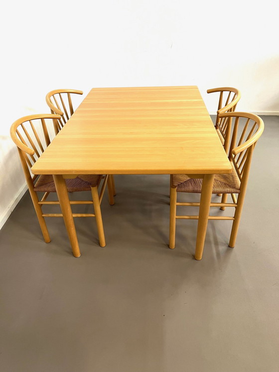 Image 1 of Set da pranzo in faggio di Nordisk Danimarca anni '90