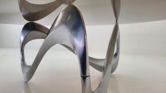 Image 1 of salontafel "Snake" by Knut Hesterberg for Ronald Schmitt, 1960s