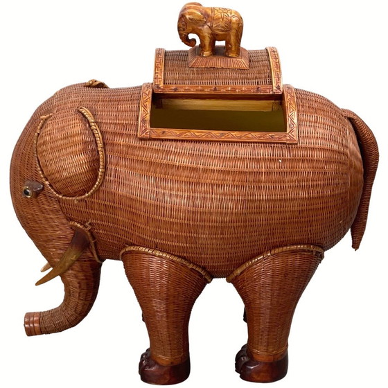 Image 1 of Elephant Jewelry Box, 1950S