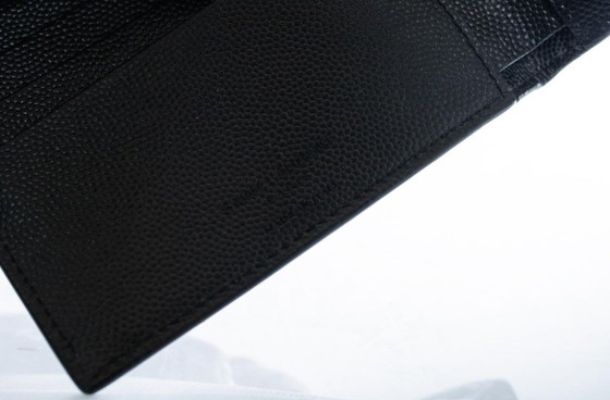 Image 1 of Saint Laurent, grained leather wallet