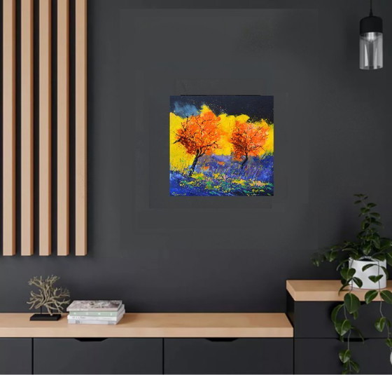 Image 1 of Two autumn trees