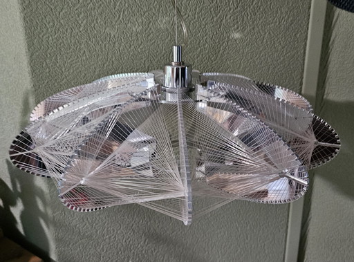 Spacecage plexiglass wire lamp, ø48cm
