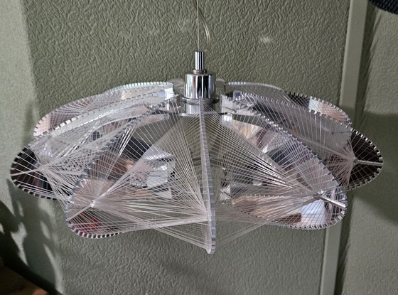 Image 1 of Spacecage plexiglass wire lamp, ø48cm