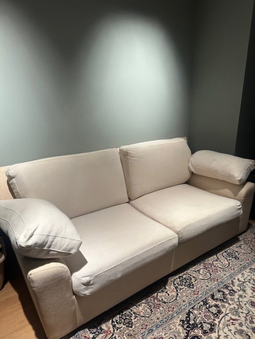 sofá de 3 plazas color crema