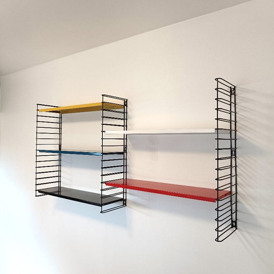 Tomado Wall Unit With Metal Shelves By A. Dekker – Shelving unit, Vintage (photo 2 of 7)