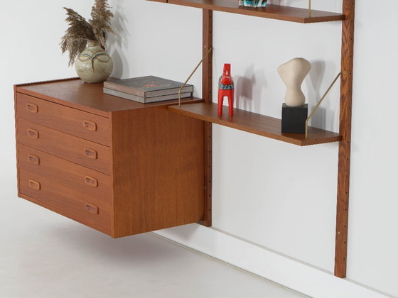 Image 1 of Librería de teca PS System, diseño danés, década de 1960, fabricada por Randers Møbelfabrik.
