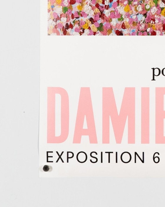 Image 1 of Cerisiers en Fleurs – Originele tentoonstellingsposter van Damien Hirst – Hedendaagse kunst – 80x60 cm